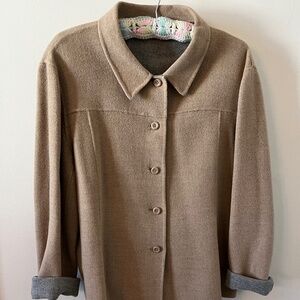 Vintage wool reversible suit jacket